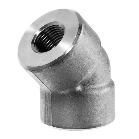 Usa Industrials Pipe Fitting - 316SS - Class 3000 - 45 Degree Elbow - 1/2" FNPT ZUSA-PF-3319